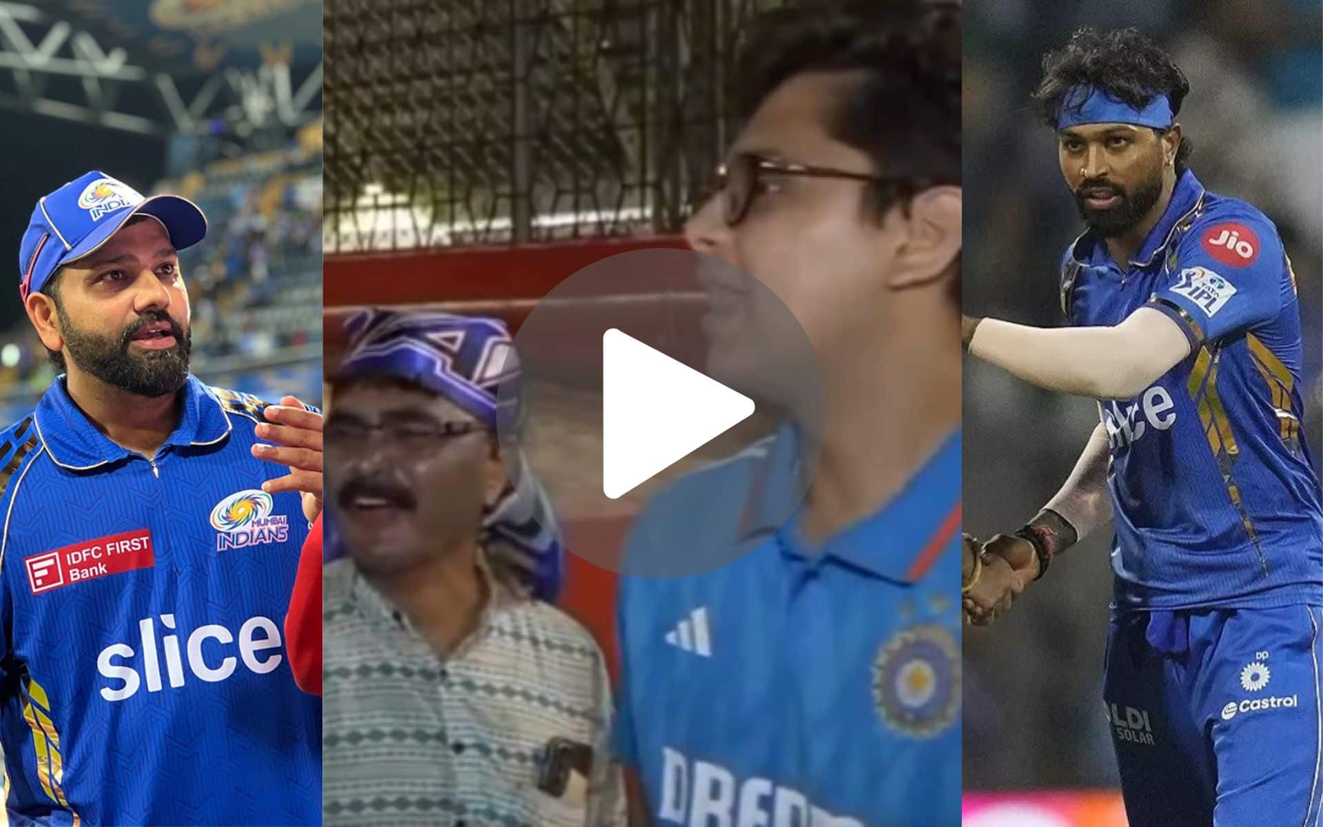 [Watch] 'Hardik Chapri Bolte Hai... Mumbai Ka Raja, Rohit' - MI Fans Argue Amid Chaos
